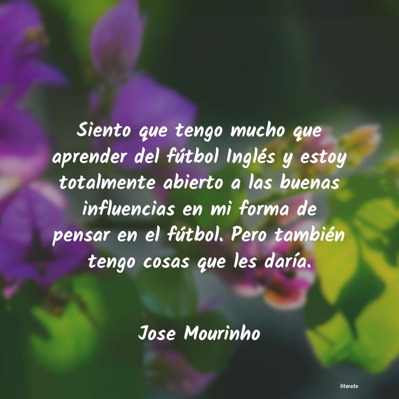 Frases de Jose Mourinho