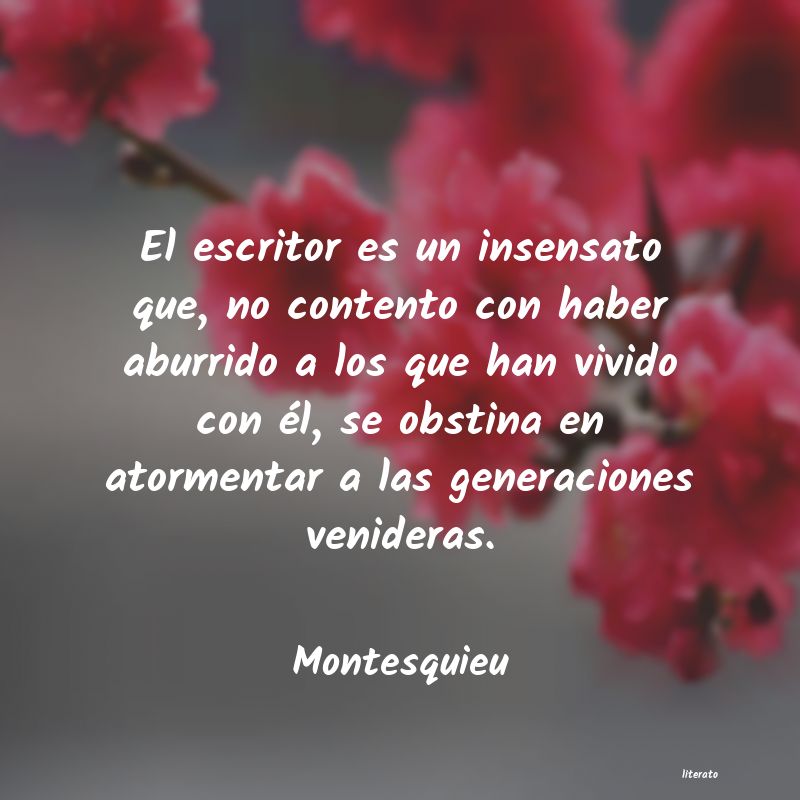 Frases de Montesquieu