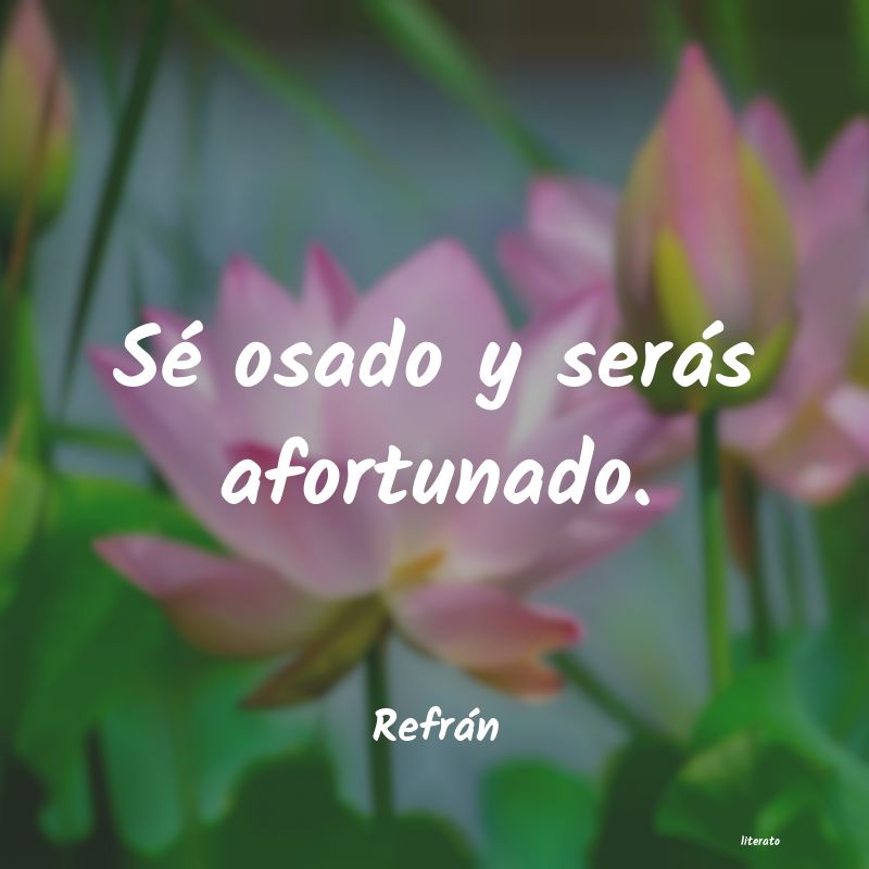 Frases de Refrán