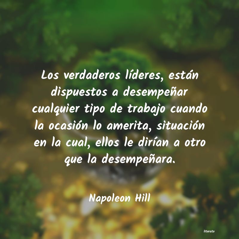 frases de Napoleon Hill