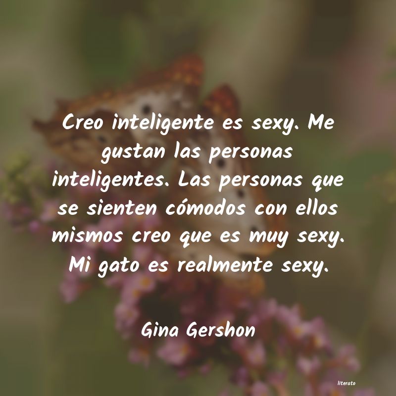 Frases de Gina Gershon