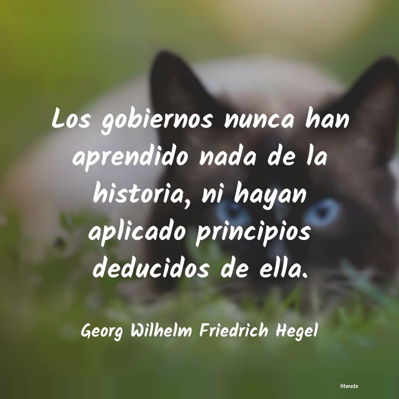 Frases de Georg Wilhelm Friedrich Hegel