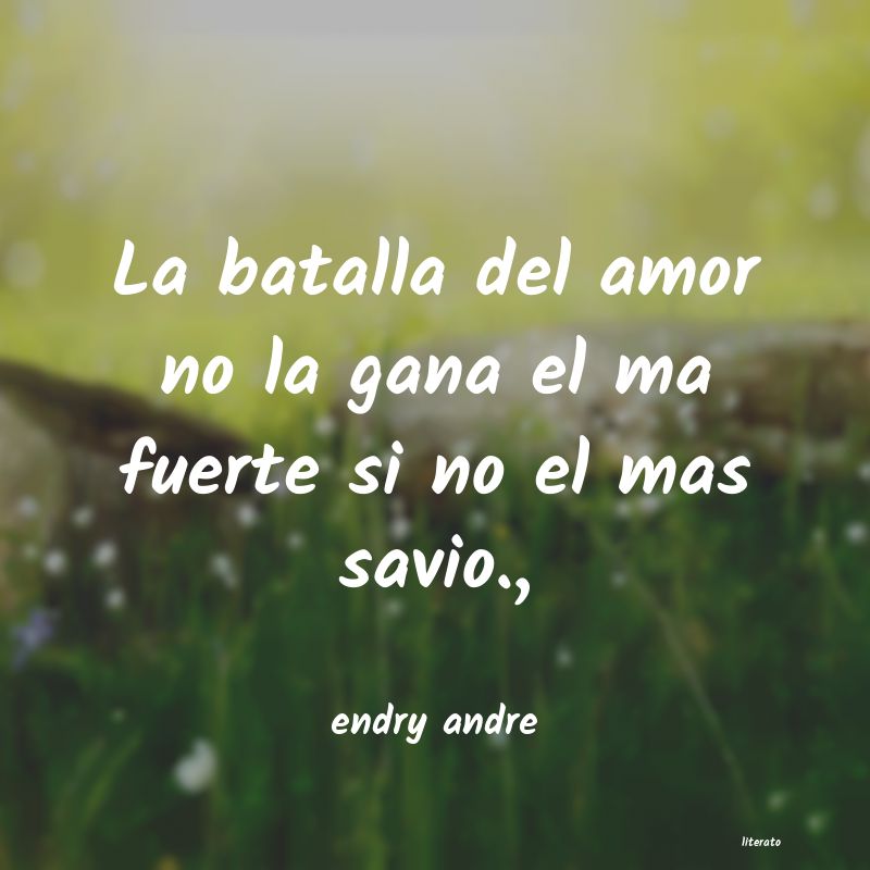 Frases de endry andre