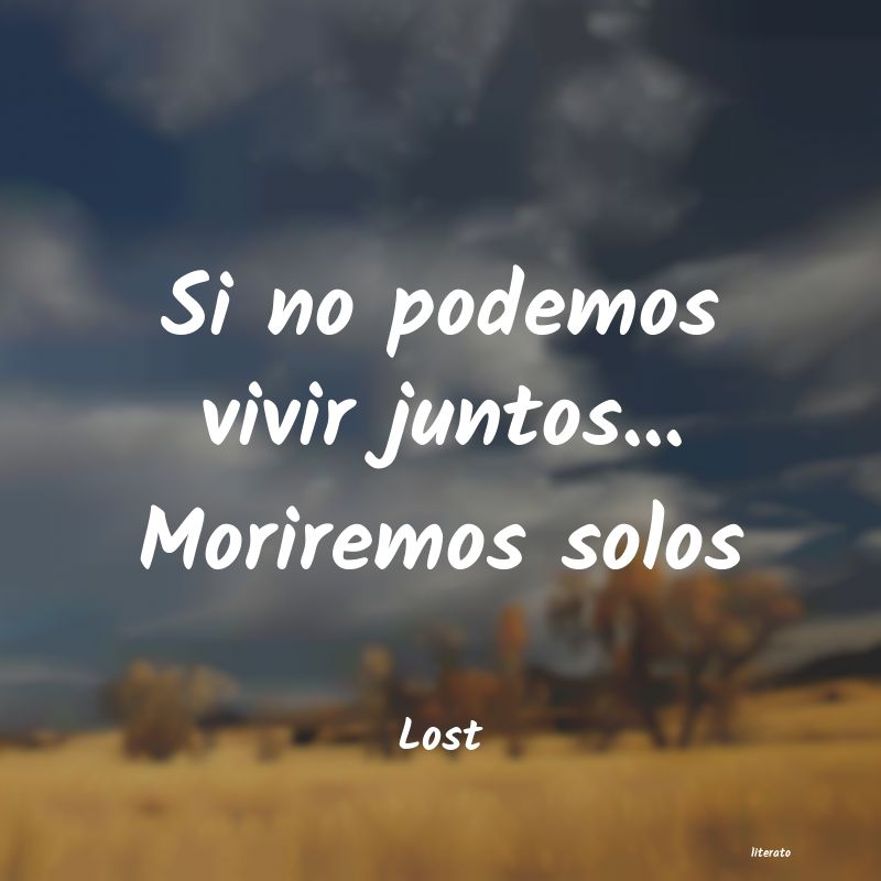 frases de Lost