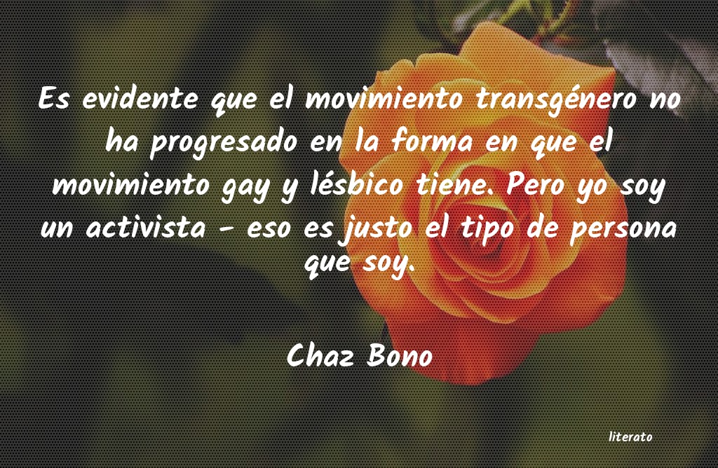 frases de Chaz Bono