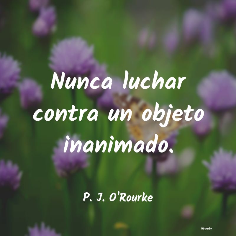 frases de P. J. O'Rourke