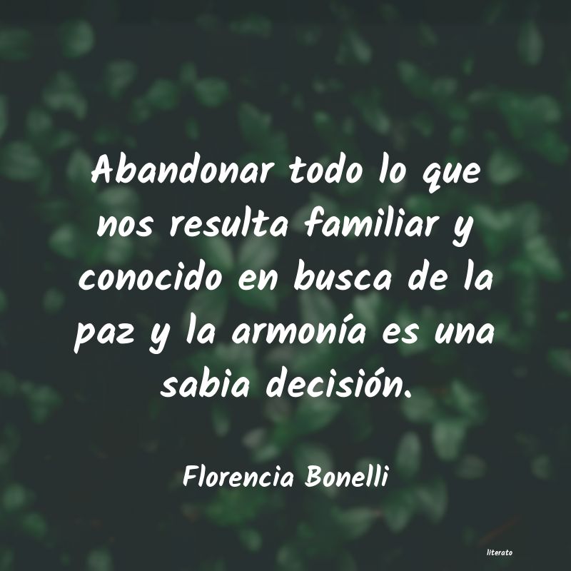 Frases de Florencia Bonelli