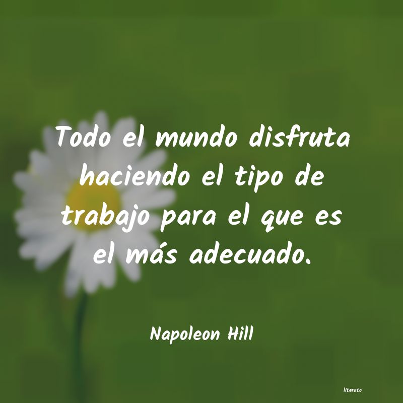 Frases de Napoleon Hill