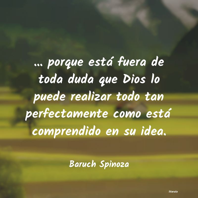 Frases de Baruch Spinoza