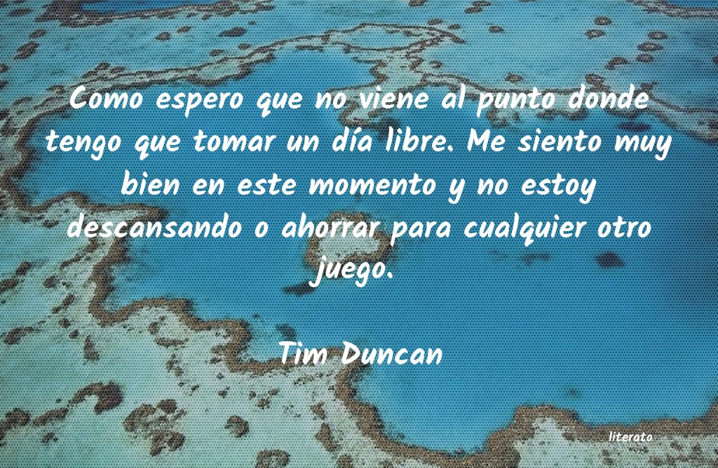 frases de Tim Duncan