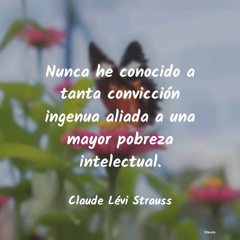 Frases de Claude Lévi Strauss