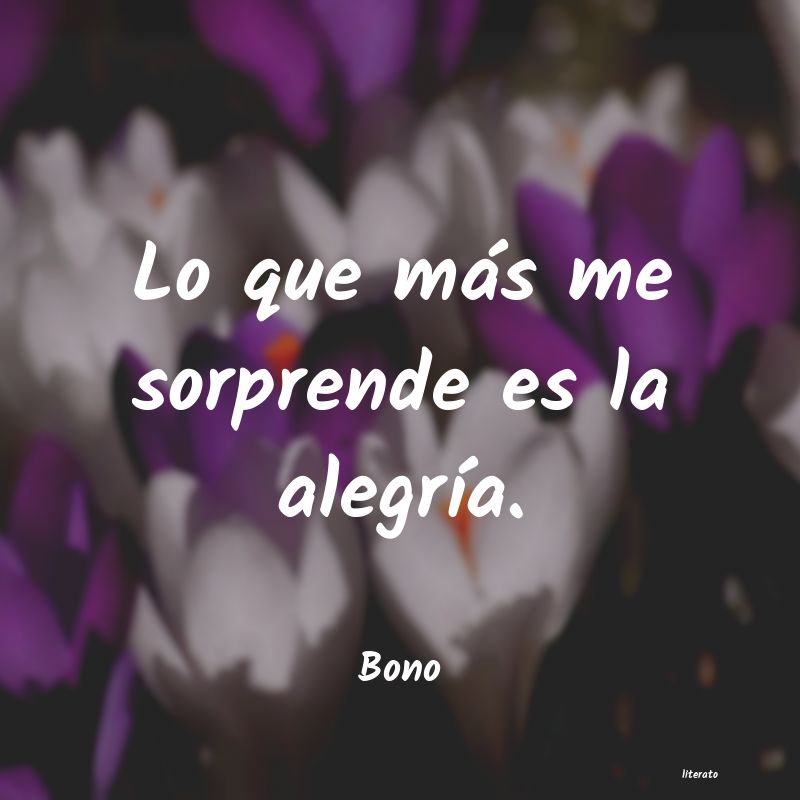 Frases de Bono