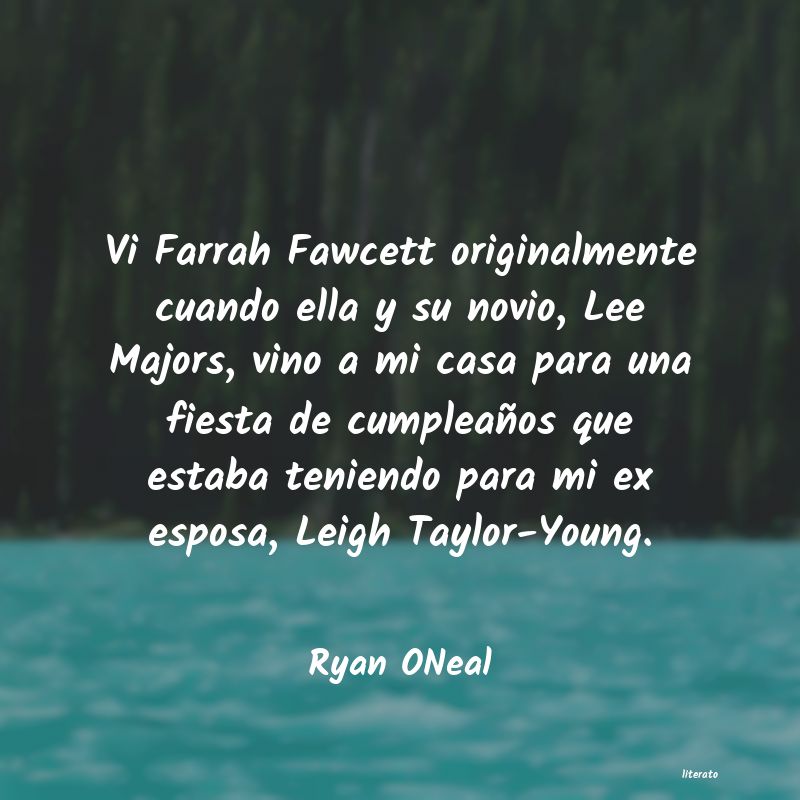 frases de Ryan ONeal