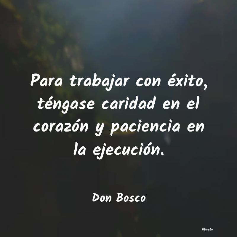 Frases de Don Bosco