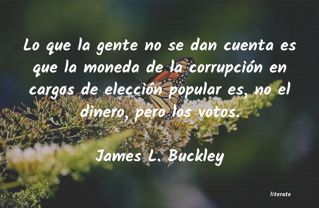 Frases de James L. Buckley