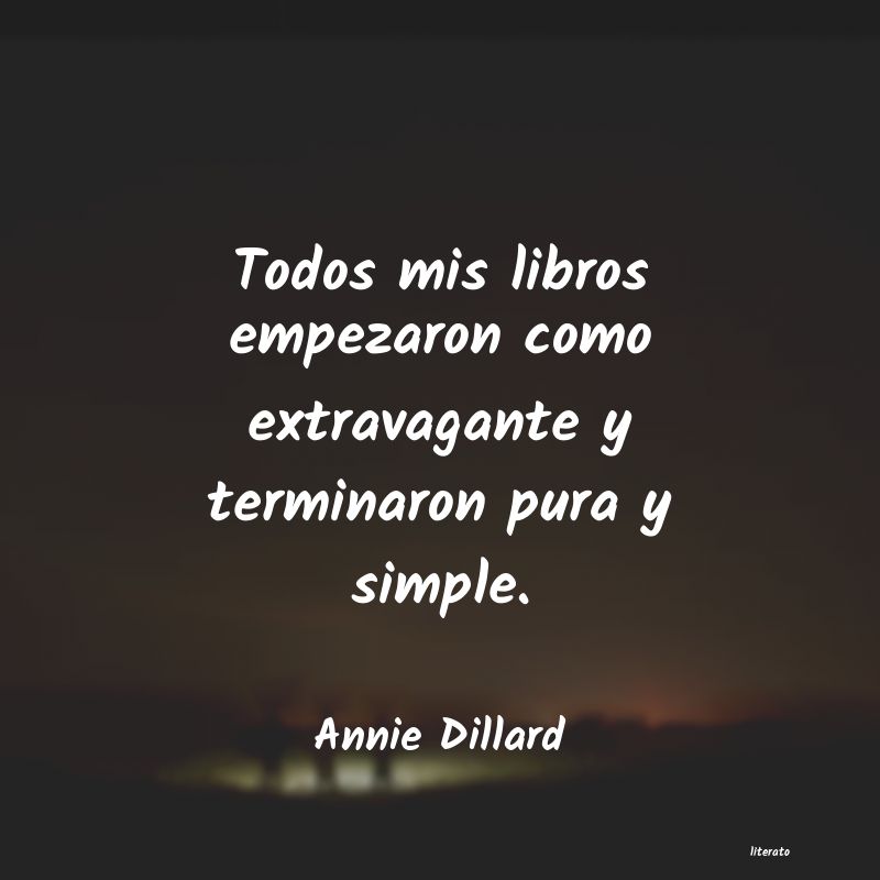 frases de Annie Dillard
