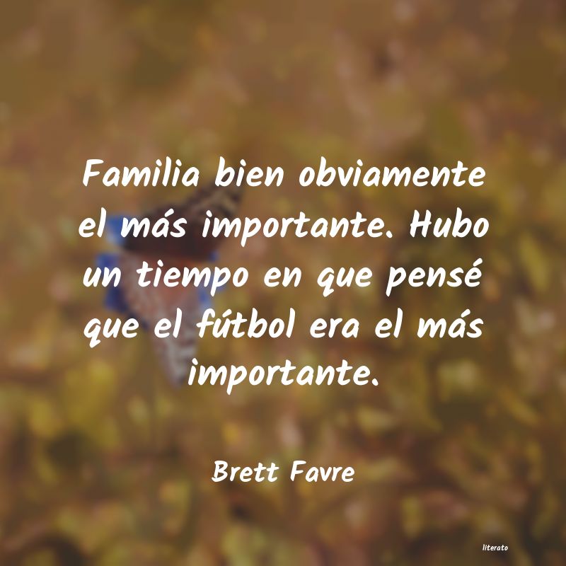 Frases de Brett Favre