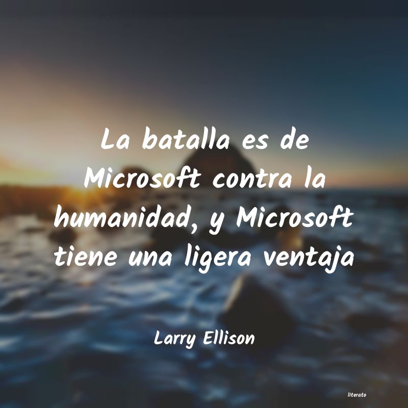 Frases de Larry Ellison