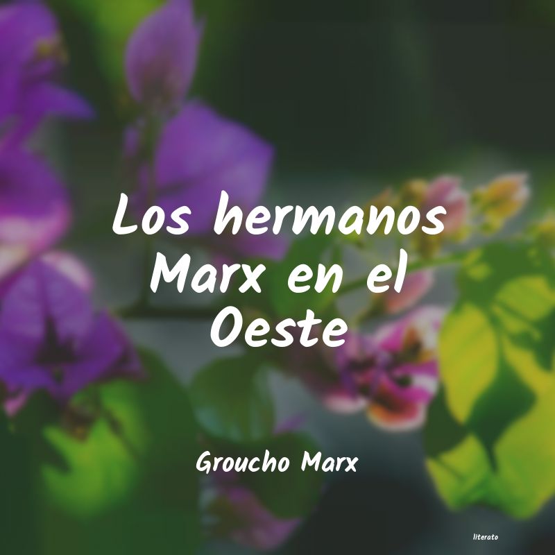 frases de Groucho Marx