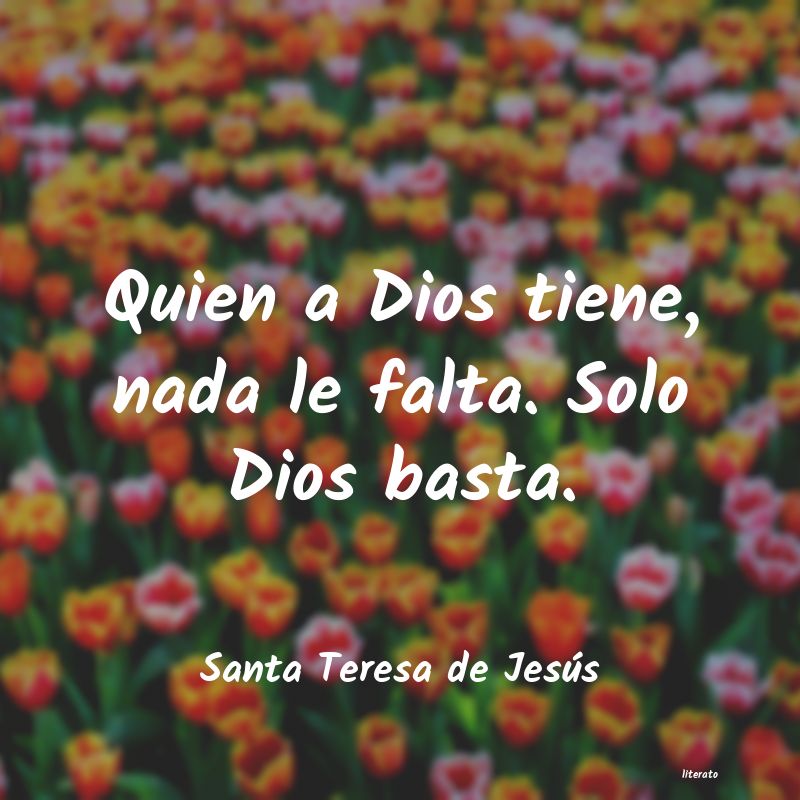 frases de Santa Teresa de Jesús