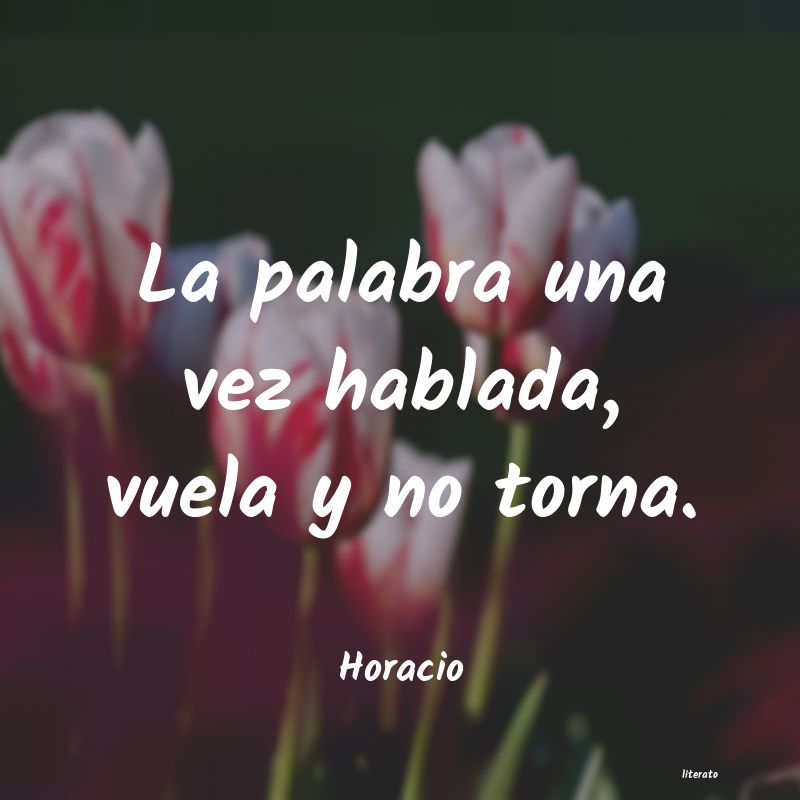 frases de Horacio