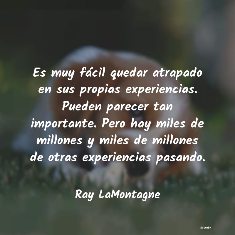frases de Ray LaMontagne