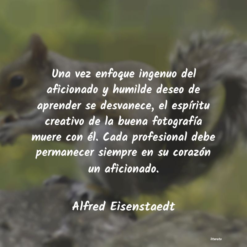 frases de Alfred Eisenstaedt