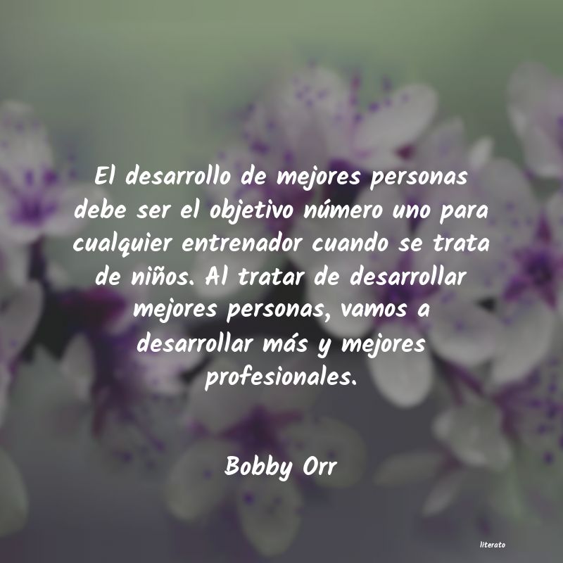 frases de Bobby Orr