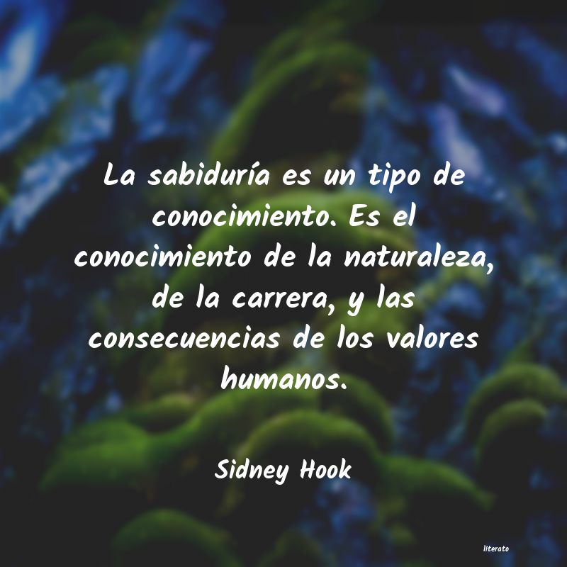 frases de Sidney Hook