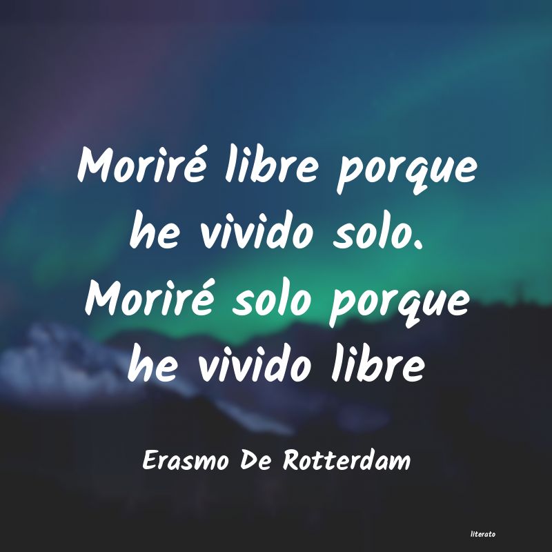 frases de Erasmo De Rotterdam