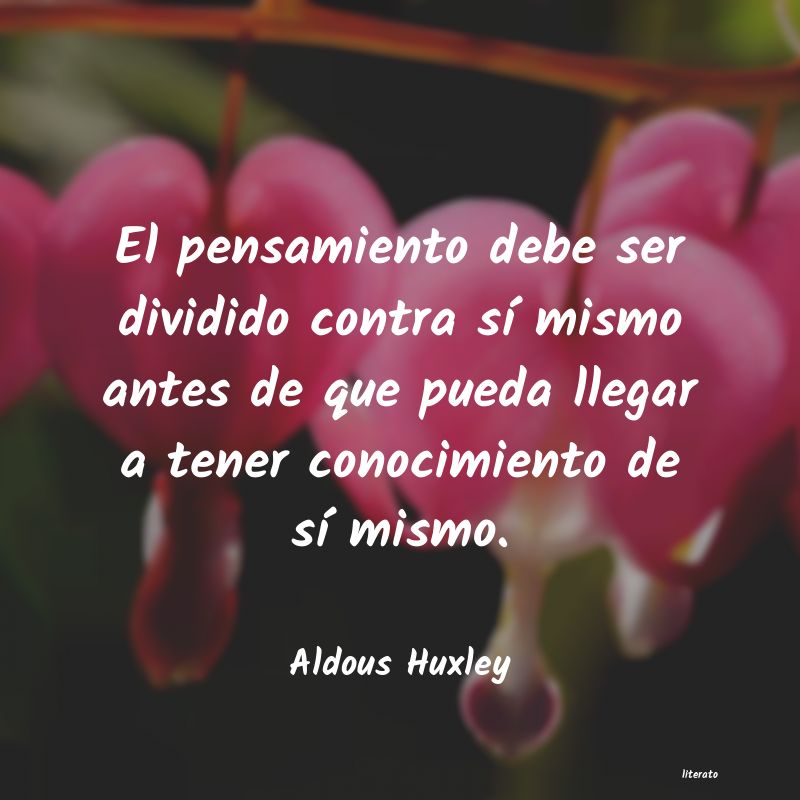 frases de Aldous Huxley