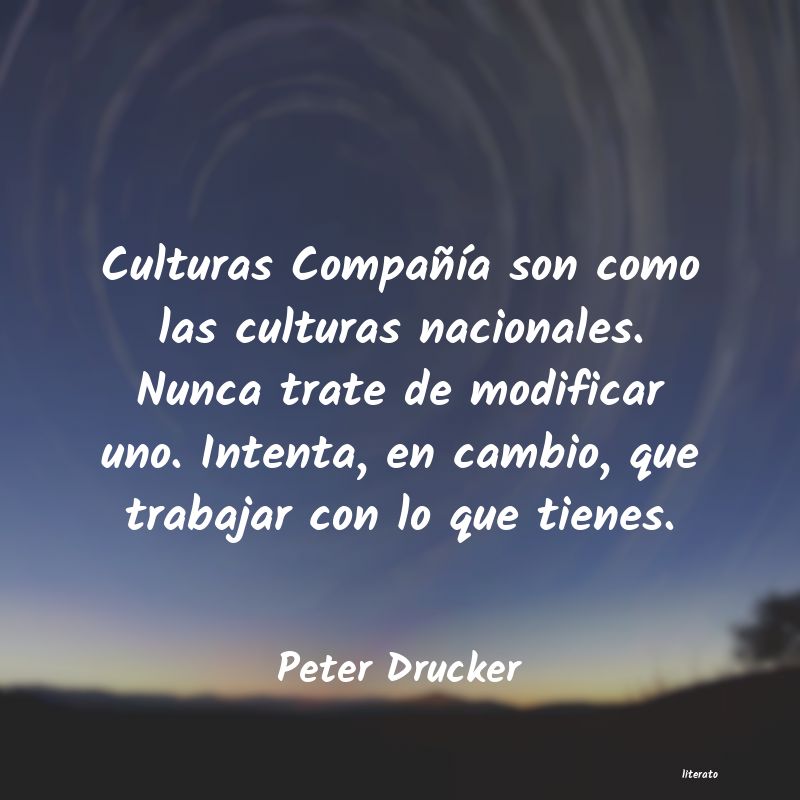 Frases de Peter Drucker