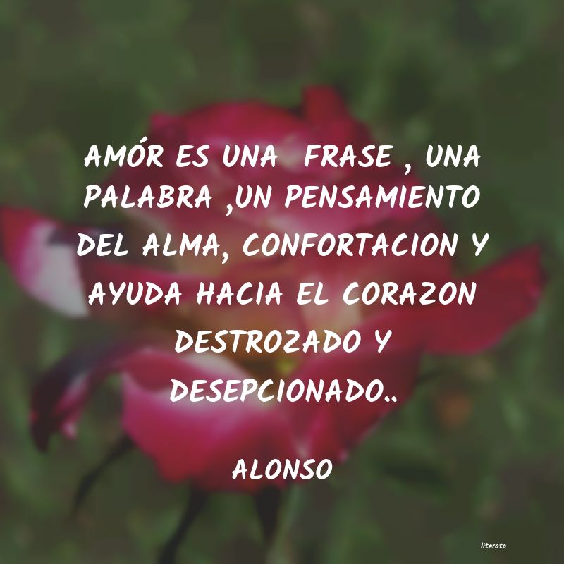 Frases de ALONSO