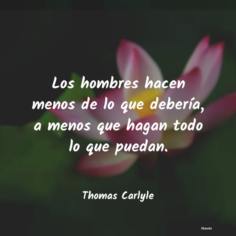 frases de Thomas Carlyle