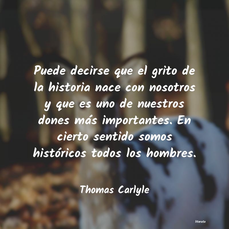 Frases de Thomas Carlyle