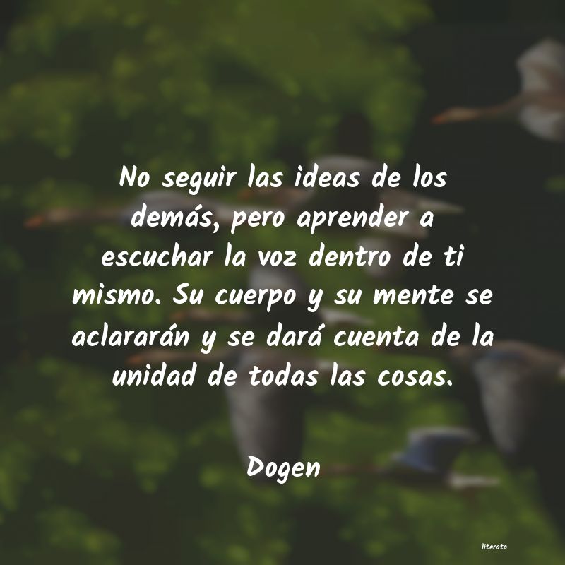 Frases de Dogen