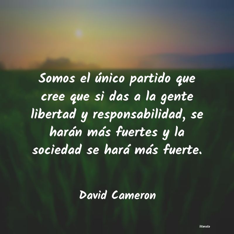frases de David Cameron