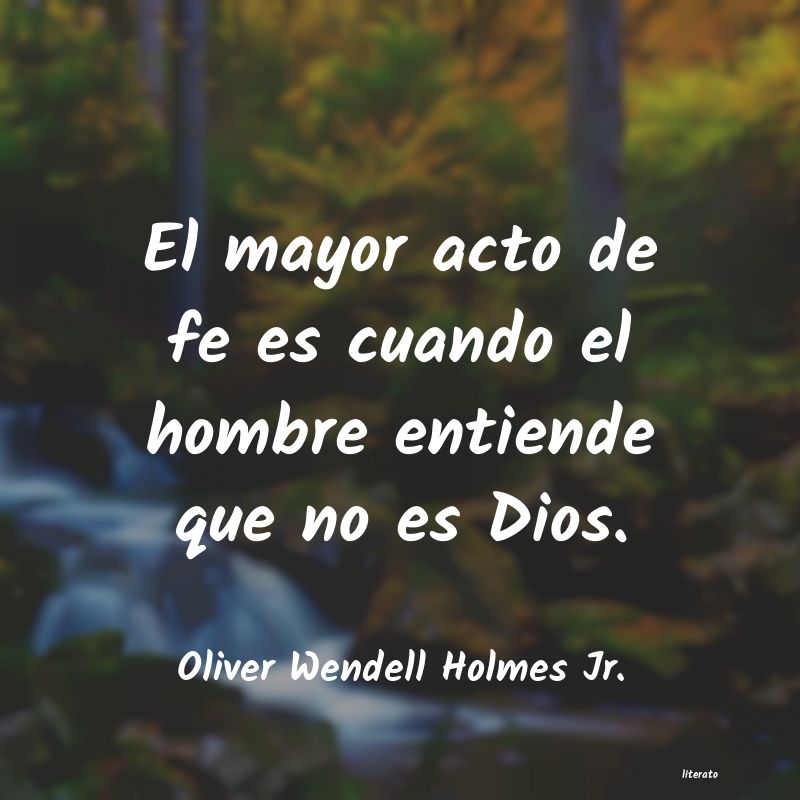 Frases de Oliver Wendell Holmes Jr.