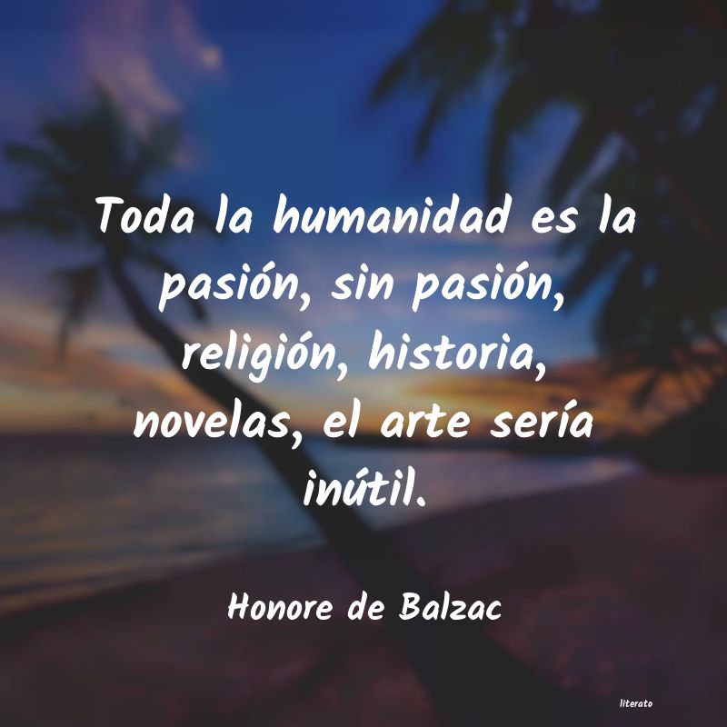 Frases de Honore de Balzac