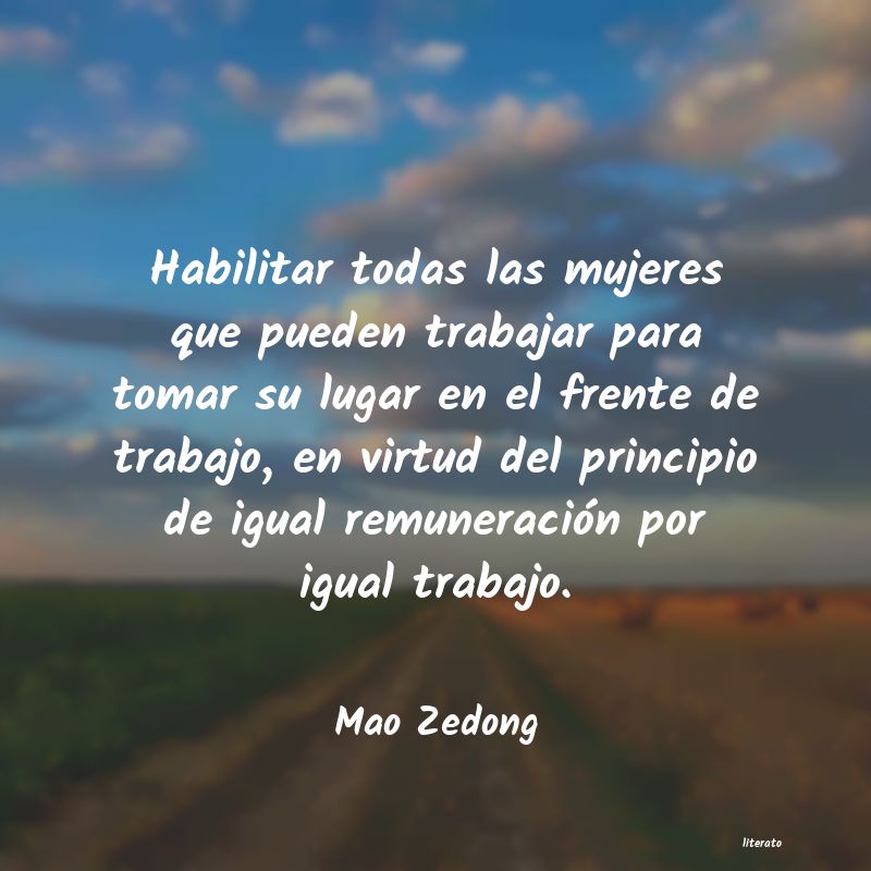 frases de Mao Zedong