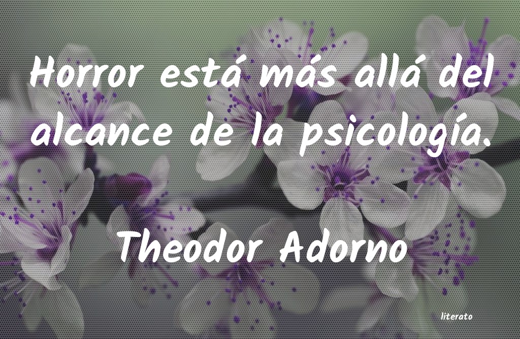 Frases de Theodor Adorno