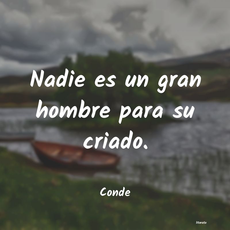 Frases de Conde