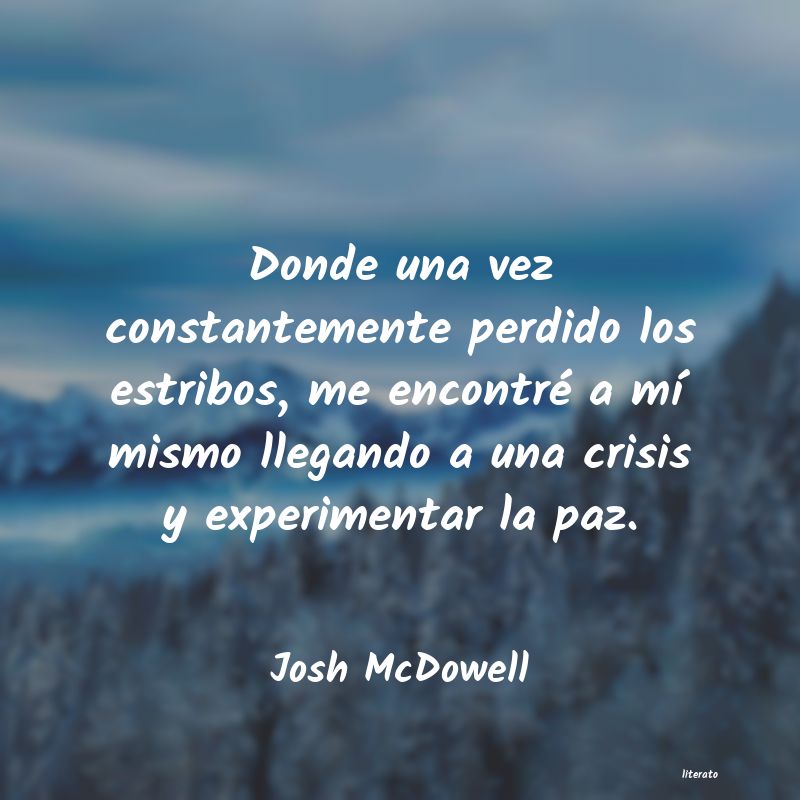 Frases de Josh McDowell