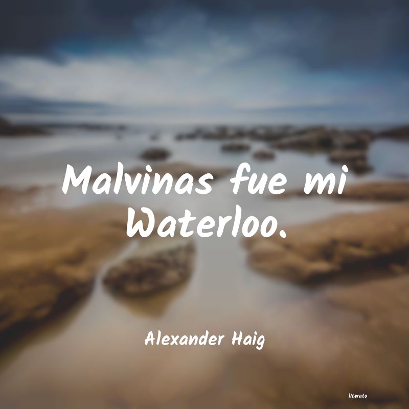 Frases de Alexander Haig