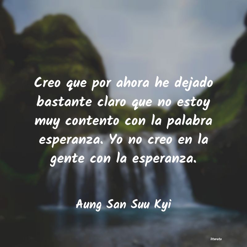 frases de Aung San Suu Kyi
