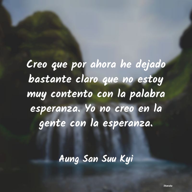 Frases de Aung San Suu Kyi