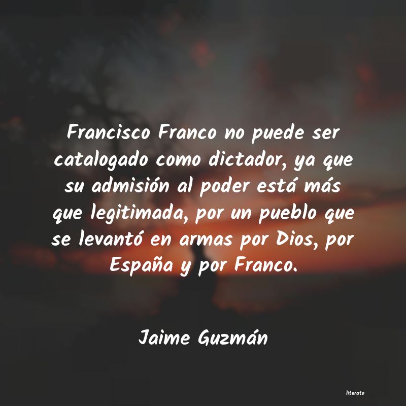 Frases de Jaime Guzmán