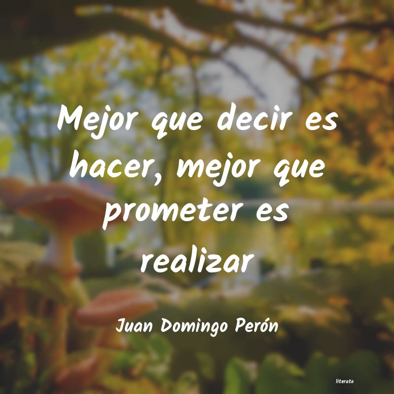 frases de Juan Domingo Perón