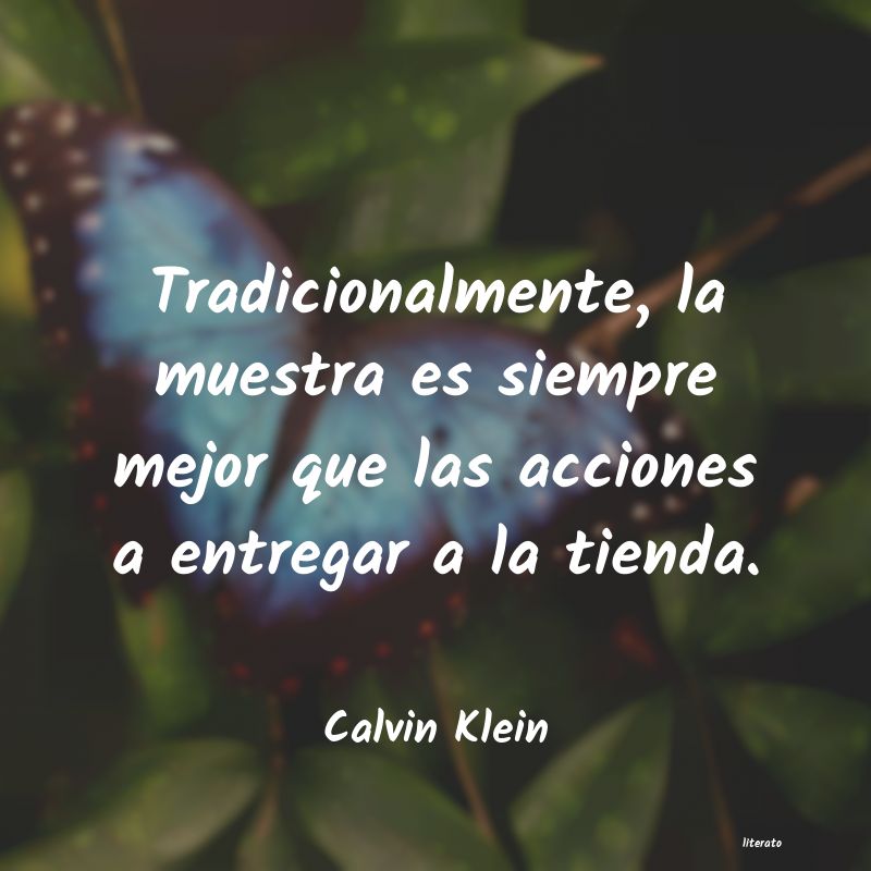 Frases de Calvin Klein