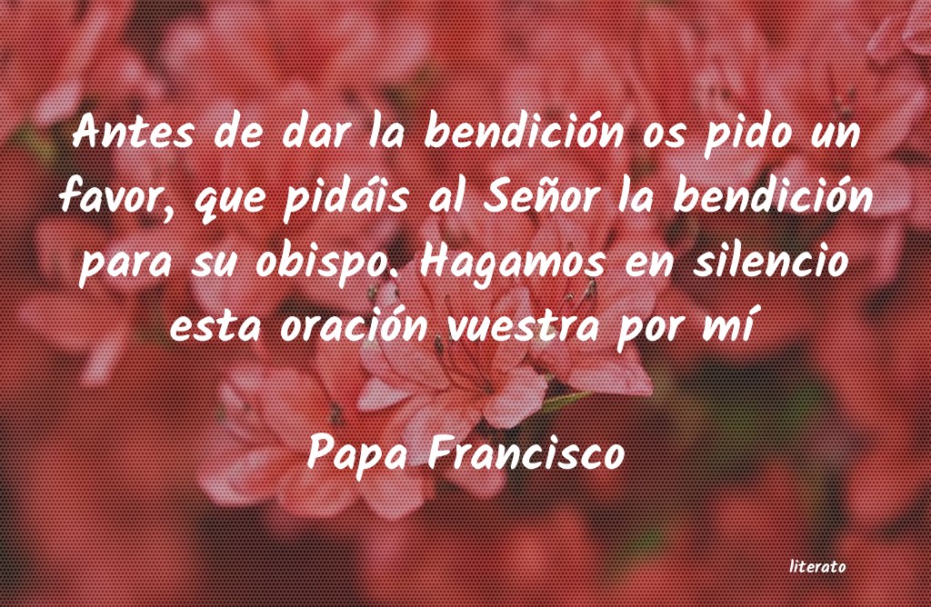 Frases de Papa Francisco